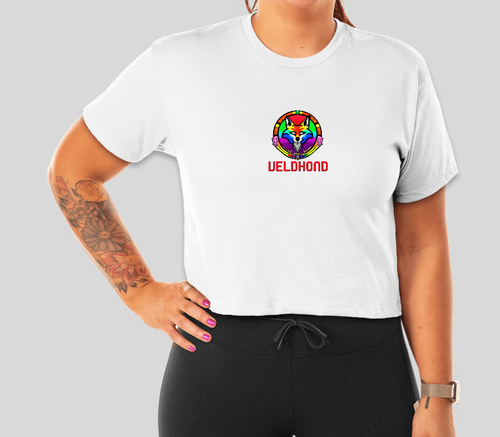 Ladies Veldhond Short Sleeve White