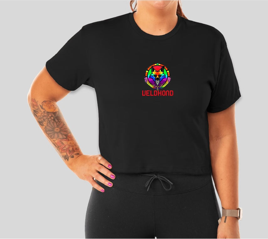 Ladies Veldhond Short Sleeve Black